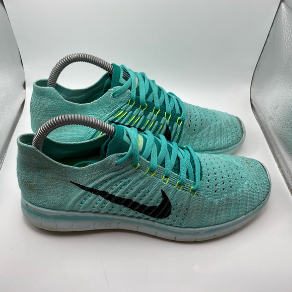 Nike Free RN Flyknit women’s green sneakers size 9.5 - Picture 2 of 10